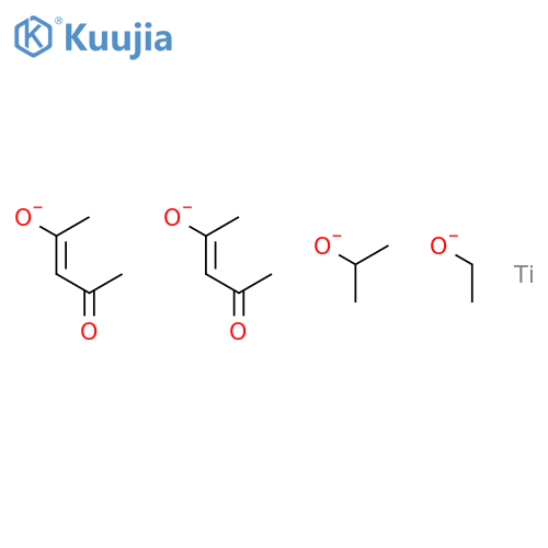 ethoxybis(pentane-2,4-dionato-O,O')(propan-2-olato)titanium structure