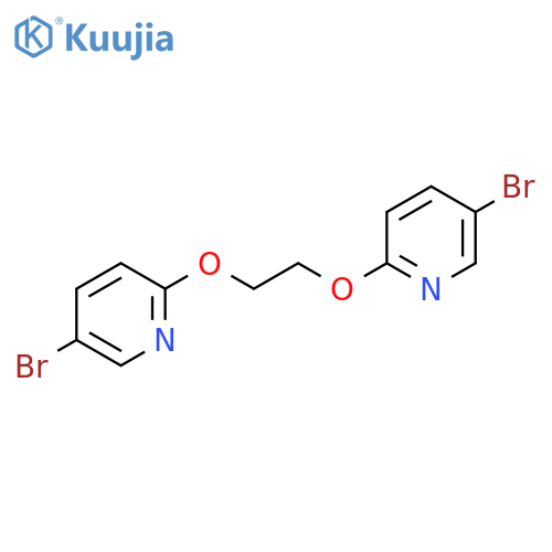 1,2-Bis((5-bromopyridin-2-yl)oxy)ethane structure