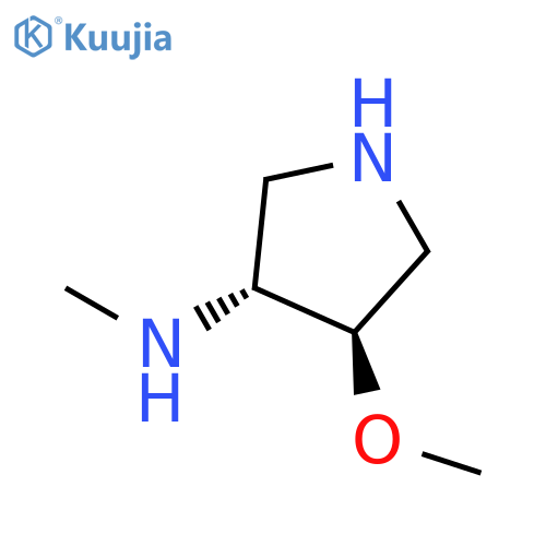 3-Pyrrolidinamine,4-methoxy-N-methyl-,(3R,4R)-rel-(9CI) structure