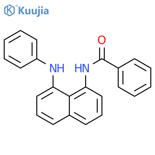 Benzamide, N-[8-(phenylamino)-1-naphthalenyl]- structure