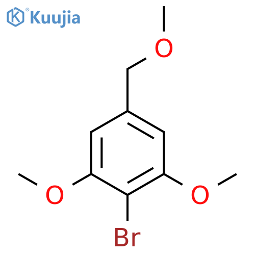 BENZENE, 2-BROMO-1,3-DIMETHOXY-5-(METHOXYMETHYL)- structure