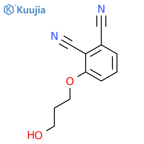1,2-BENZENEDICARBONITRILE, 3-(3-HYDROXYPROPOXY)- structure