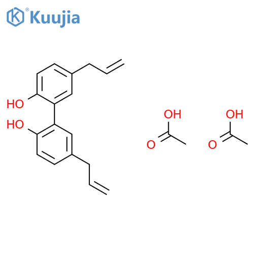 [1,1'-BIPHENYL]-2,2'-DIOL, 5,5'-DI-2-PROPENYL-, DIACETATE structure