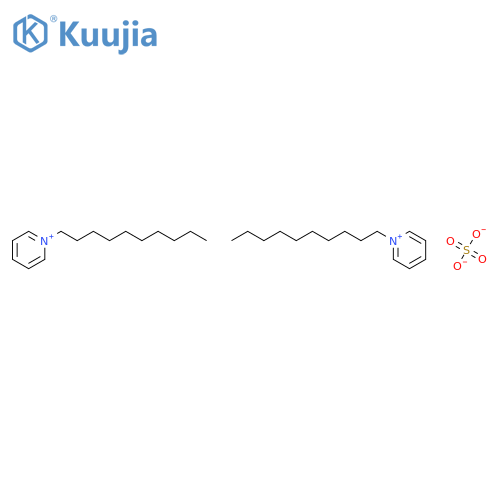 Pyridinium, 1-decyl-, sulfate (2:1) structure