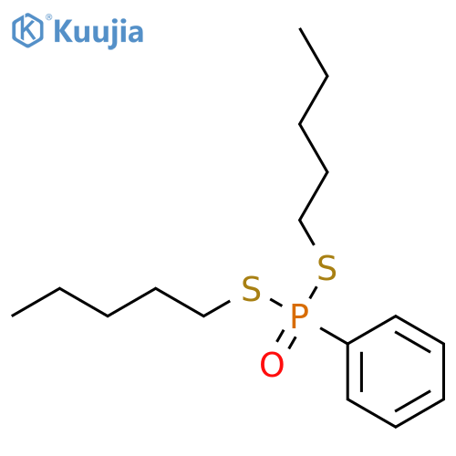 S,S-dipentyl phenylphosphonodithioate structure