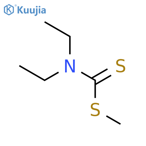 Methyl Diethyldithiocarbamate structure