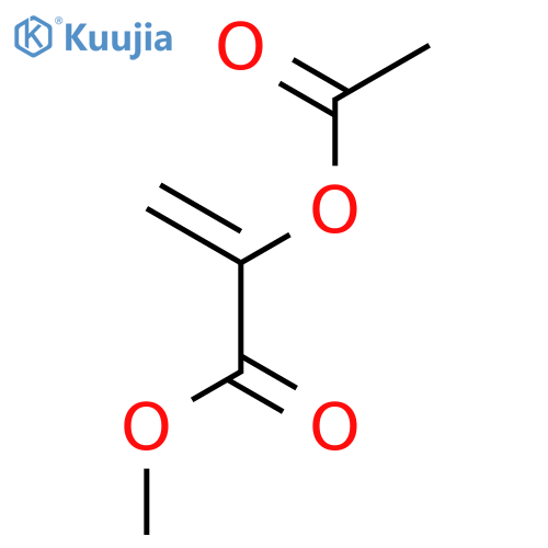 2-Propenoic acid, 2-(acetyloxy)-, methyl ester structure