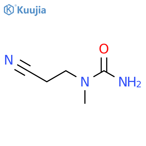 1-(2-cyanoethyl)-1-methylurea structure