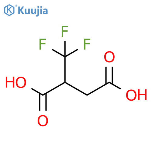 2-(trifluoromethyl)butanedioic acid structure