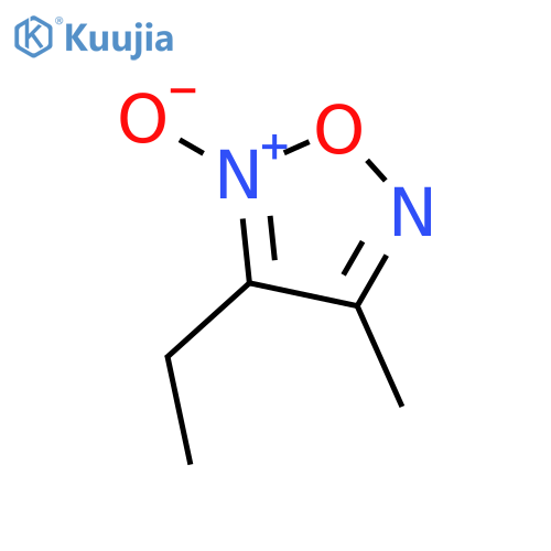 1,2,5-OXADIAZOLE, 3-ETHYL-4-METHYL-, 2-OXIDE structure