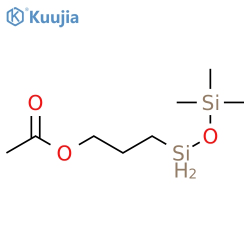 Siloxanes and Silicones, 3-(acetyloxy)propyl Me, di-Me structure