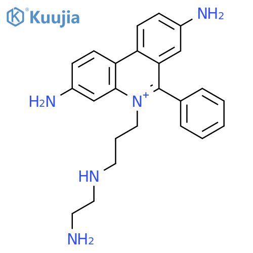 Phenanthridinium, 3,8-diamino-5-(3-((2-aminoethyl)amino)propyl)-6-phen yl- structure