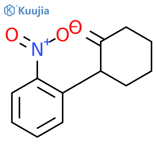 Cyclohexanone, 2-(2-nitrophenyl)- structure