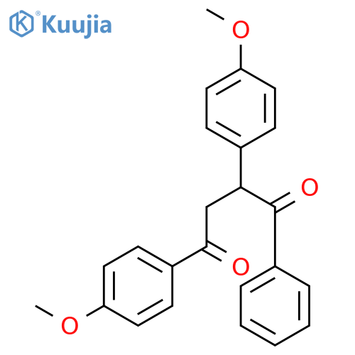 1,4-BUTANEDIONE, 2,4-BIS(4-METHOXYPHENYL)-1-PHENYL- structure
