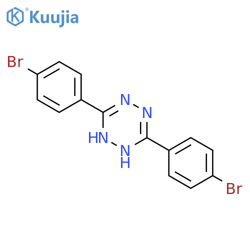 1,2,4,5-Tetrazine, 3,6-bis(4-bromophenyl)-1,2-dihydro- structure