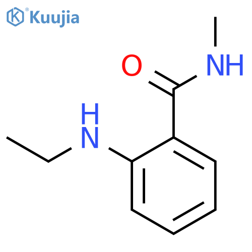 Benzamide, 2-(ethylamino)-N-methyl- structure