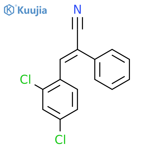 (2E)-3-(2,4-Dichlorophenyl)-2-phenylacrylonitrile structure