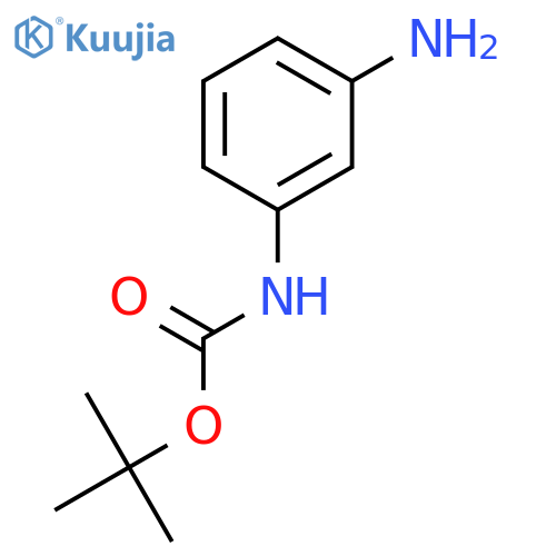 tert-butyl N-(3-aminophenyl)carbamate structure