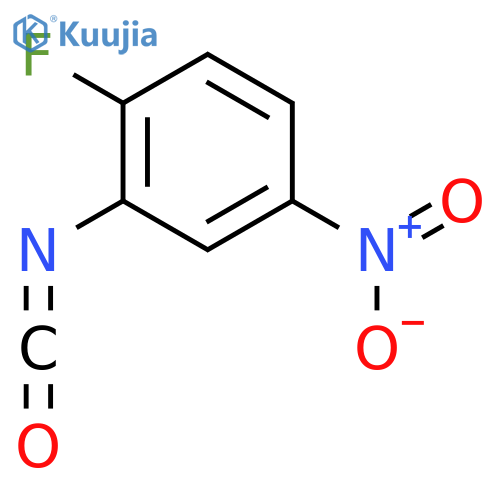 1-fluoro-2-isocyanato-4-nitrobenzene structure