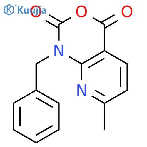 1-Benzyl-7-methyl-1H-pyrido[2,3-d][1,3]oxazine-2,4-dione structure