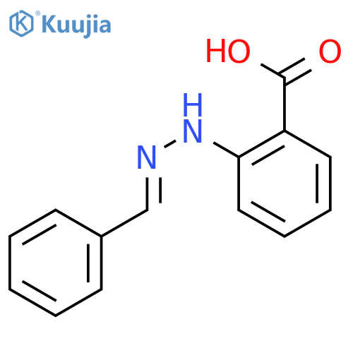 (E)-2-(2-Benzylidenehydrazinyl)Benzoic Acid structure