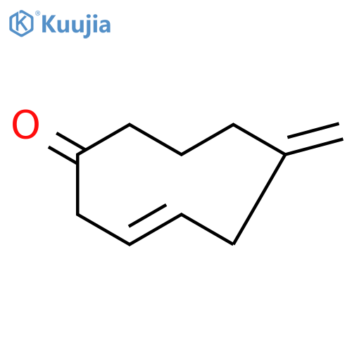 3-CYCLONONEN-1-ONE, 6-METHYLENE- structure