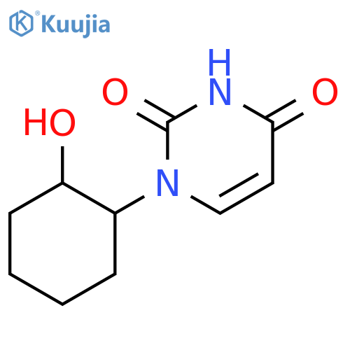 2,4(1H,3H)-PYRIMIDINEDIONE, 1-(2-HYDROXYCYCLOHEXYL)- structure