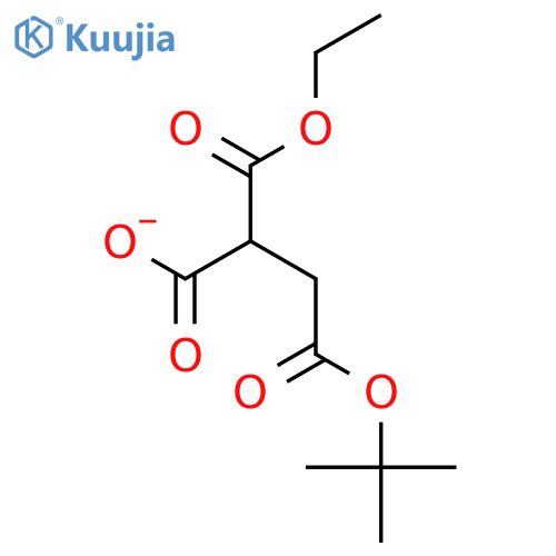 1,1,2-Ethanetricarboxylic acid, 2-(1,1-dimethylethyl) 1-ethyl ester structure