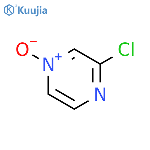 3-Chloropyrazine 1-oxide structure