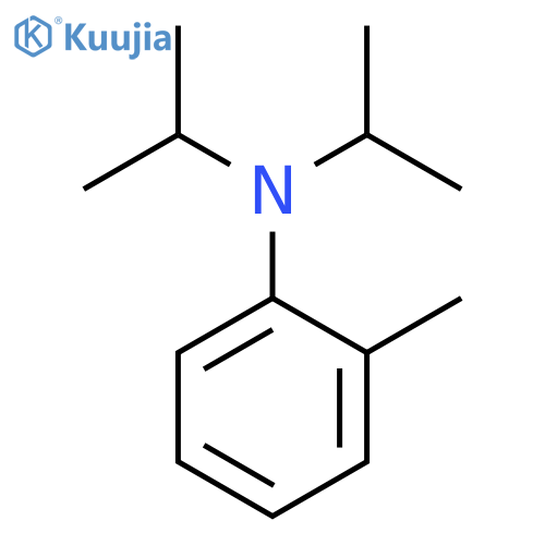 Benzenamine, 2-methyl-N,N-bis(1-methylethyl)- structure