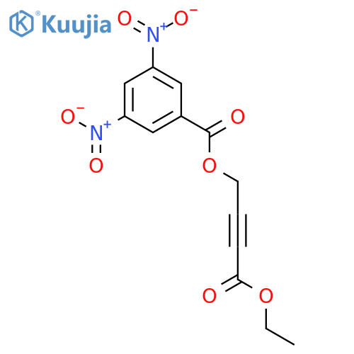 2-BUTYNOIC ACID, 4-[(3,5-DINITROBENZOYL)OXY]-, ETHYL ESTER structure