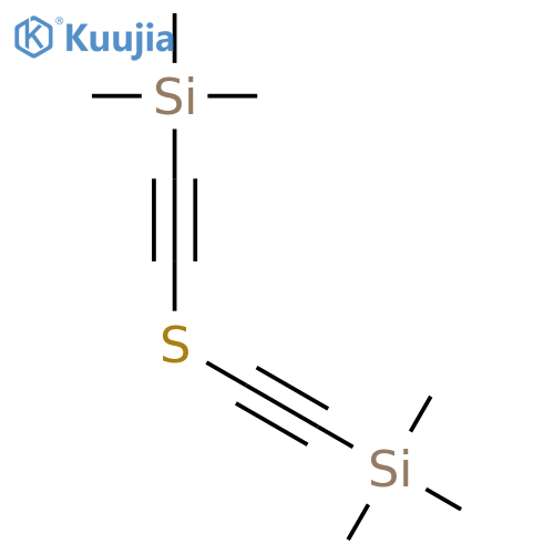 Silane, (thiodi-2,1-ethynediyl)bis[trimethyl- structure