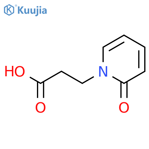 3-(2-Oxopyridin-1(2H)-yl)propanoic acid structure