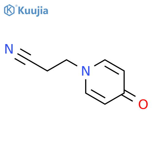 3-(4-Oxopyridin-1(4H)-yl)propanenitrile structure