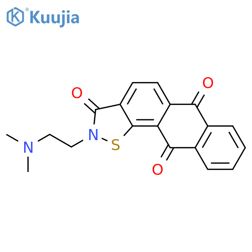 ANTHRA[2,1-D]ISOTHIAZOLE-3,6,11(2H)-TRIONE, 2-[2-(DIMETHYLAMINO)ETHYL]- structure