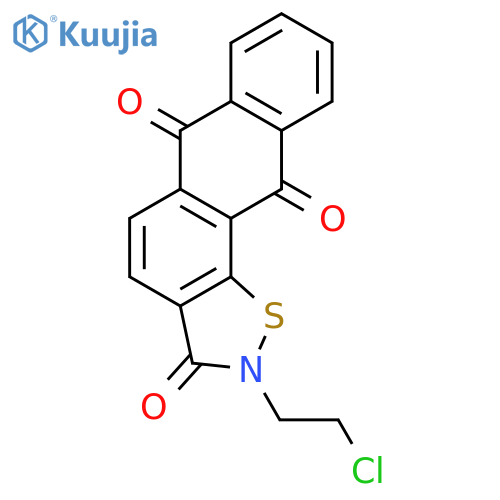 ANTHRA[2,1-D]ISOTHIAZOLE-3,6,11(2H)-TRIONE, 2-(2-CHLOROETHYL)- structure