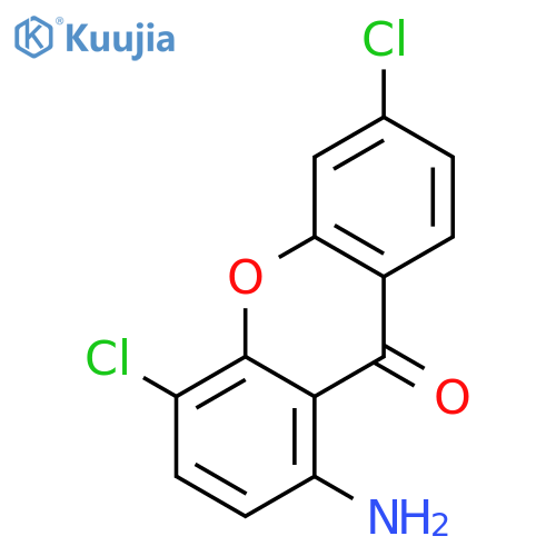 9H-XANTHEN-9-ONE, 1-AMINO-4,6-DICHLORO- structure