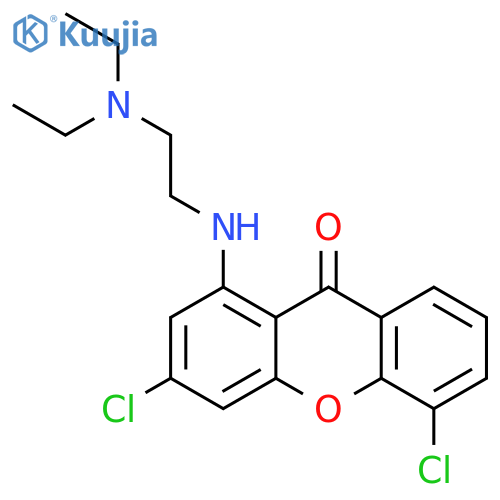 9H-XANTHEN-9-ONE, 3,5-DICHLORO-1-[[2-(DIETHYLAMINO)ETHYL]AMINO]- structure