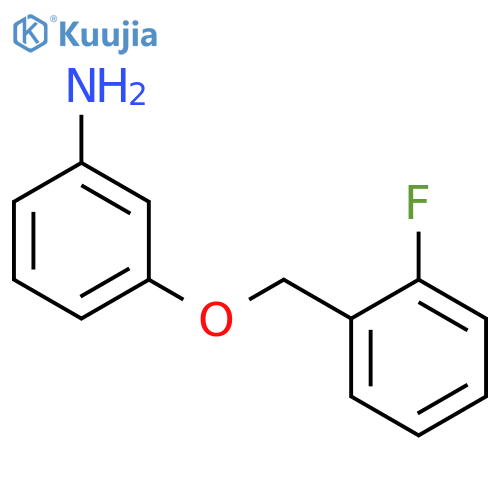 3-(2-Fluoro-benzyloxy)-phenylamine structure