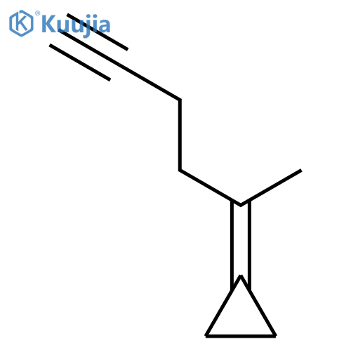 Cyclopropane, (1-methyl-4-pentynylidene)- structure