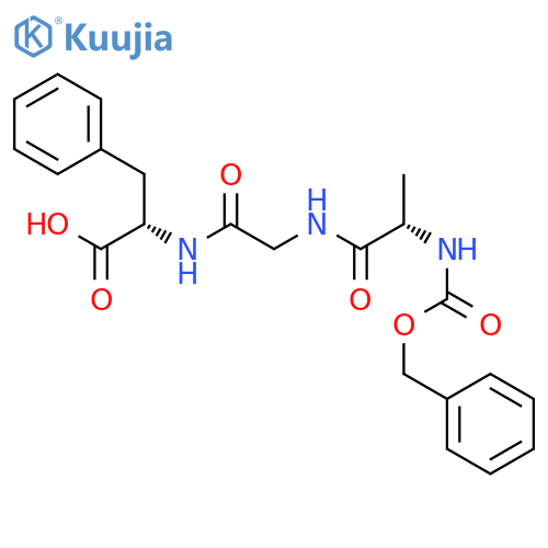 L-PHENYLALANINE, N-[N-[N-[(PHENYLMETHOXY)CARBONYL]-L-ALANYL]GLYCYL]- structure
