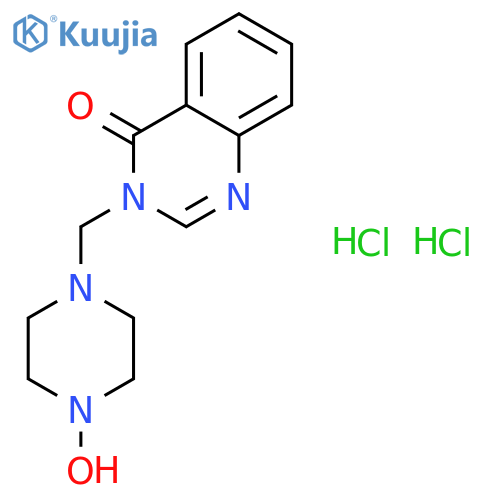 3-[(4-hydroxypiperazin-1-yl)methyl]quinazolin-4(3H)-one dihydrochloride structure
