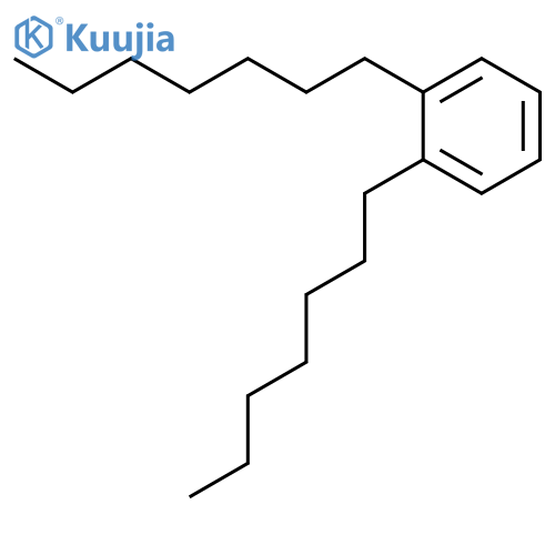 Benzene, 1,2-diheptyl- structure