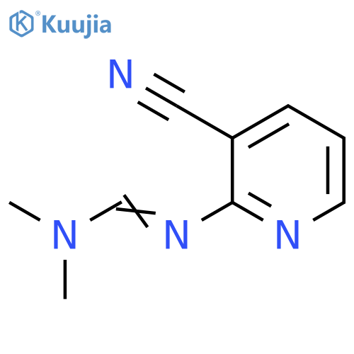 Methanimidamide, N'-(3-cyano-2-pyridinyl)-N,N-dimethyl- structure