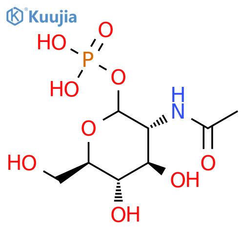 N-acetylglucosamine-1-phosphate structure