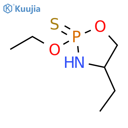 1,3,2-OXAZAPHOSPHOLIDINE, 2-ETHOXY-4-ETHYL-, 2-SULFIDE structure