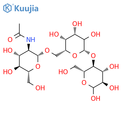 4-O-(6-O-2-Acetamido-2-deoxy-b-D-glucopyranosyl-b-D-galactopyranosyl)-D-glucopyranose structure