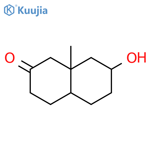 2(1H)-Naphthalenone, octahydro-7-hydroxy-8a-methyl- structure