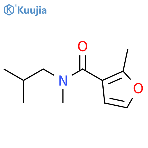 3-Furancarboxamide, N,2-dimethyl-N-(2-methylpropyl)- structure