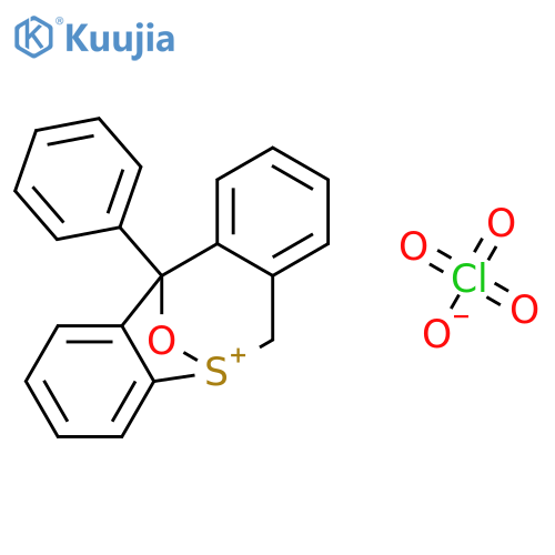 11H-5,11-EPOXY-6H-DIBENZO[B,E]THIEPINIUM, 11-PHENYL-, PERCHLORATE structure